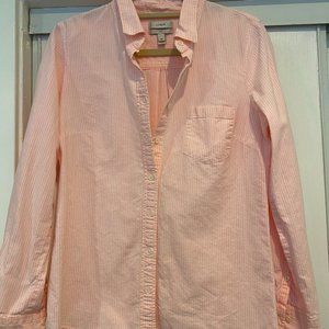 J. Crew Striped Button Down
